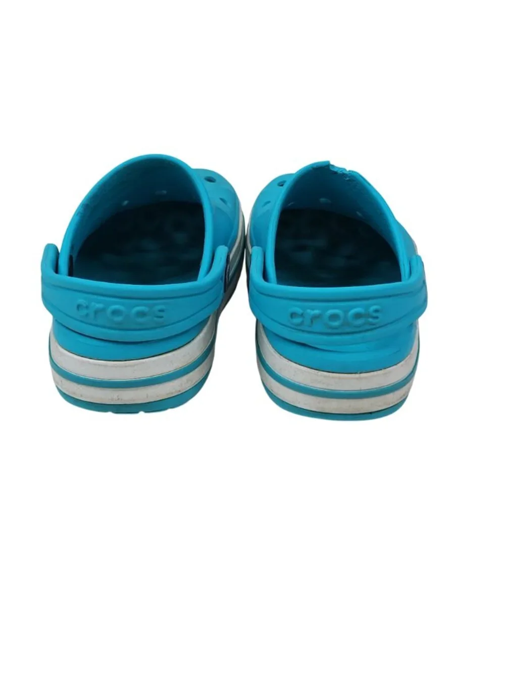 Crocs C10 Blue Slip-On Clogs With Adjustable Heel Strap For Kids Blue